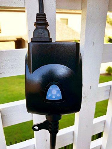WESTEK Outdoor Remote Control Outlet Switch Kit with Wireless Receiver