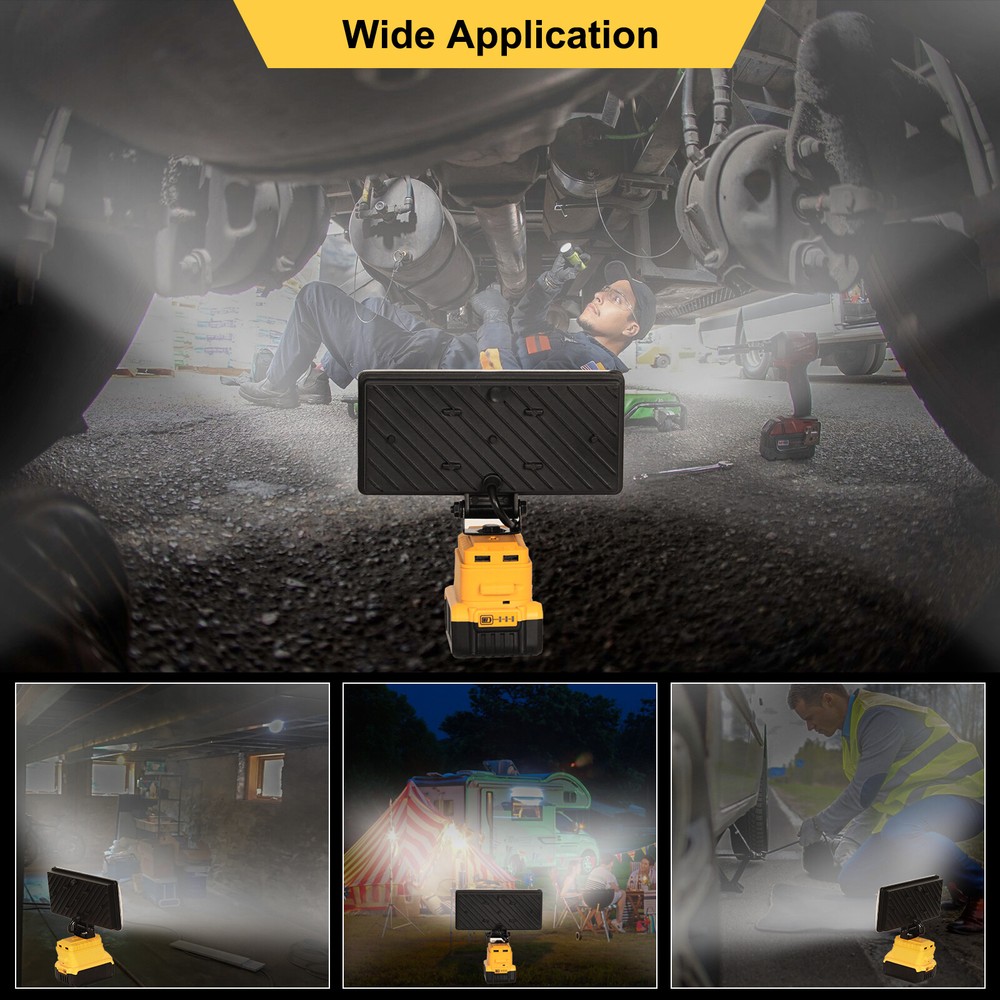 For DeWALT LED 20V 20Volt MAX Cordless LED Work Light Flashlight Torch TOOLS