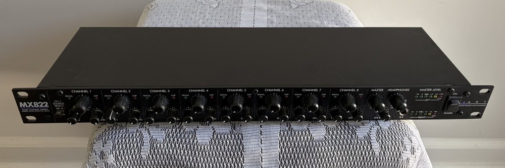 ART MX822 Stereo Rackmount Mixer