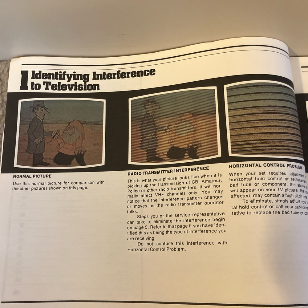 Radio - TV Interference Problems, FCC Manual, Published May 1977, First Edition