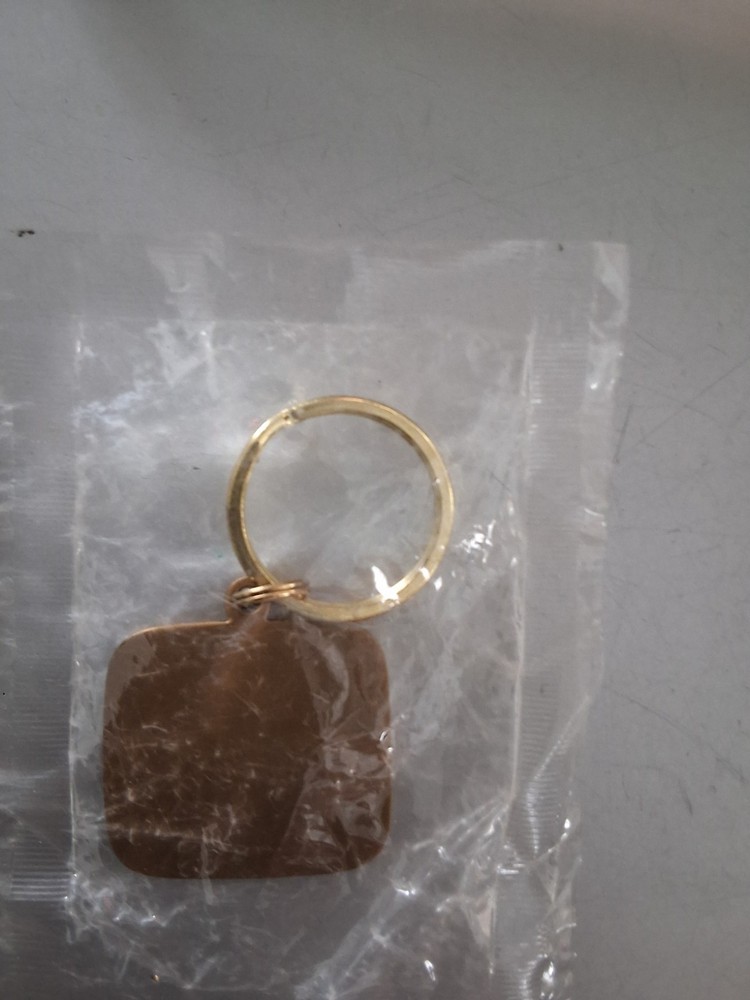 Vintage John Deere Keychain With Key