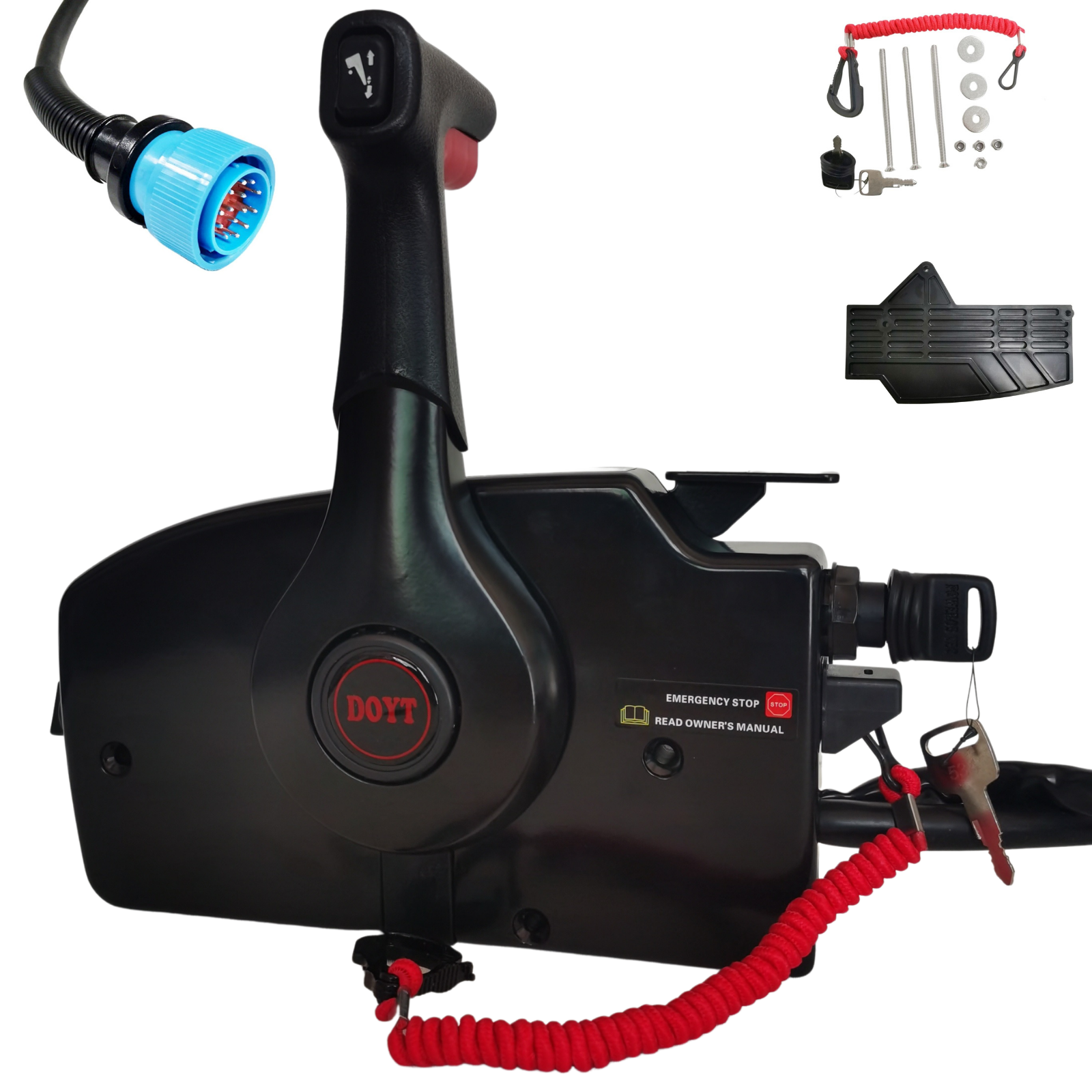 NEW Quicksilver Mercury Remote Control 1 Pins 881170A14 with 14PINS 20FT harness