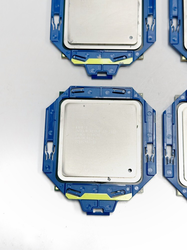 Lot of 4x Intel Xeon E5-2670 2.60GHz Processor SR0KX TESTED