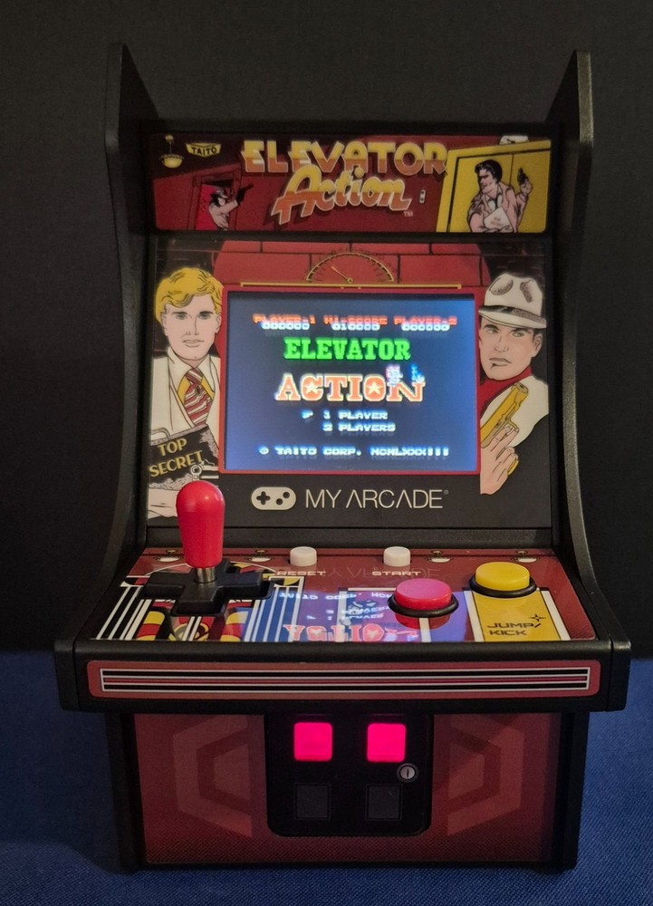 My Arcade Micro Players (6) Games - Used Open Box - Elevator Action, Mappy