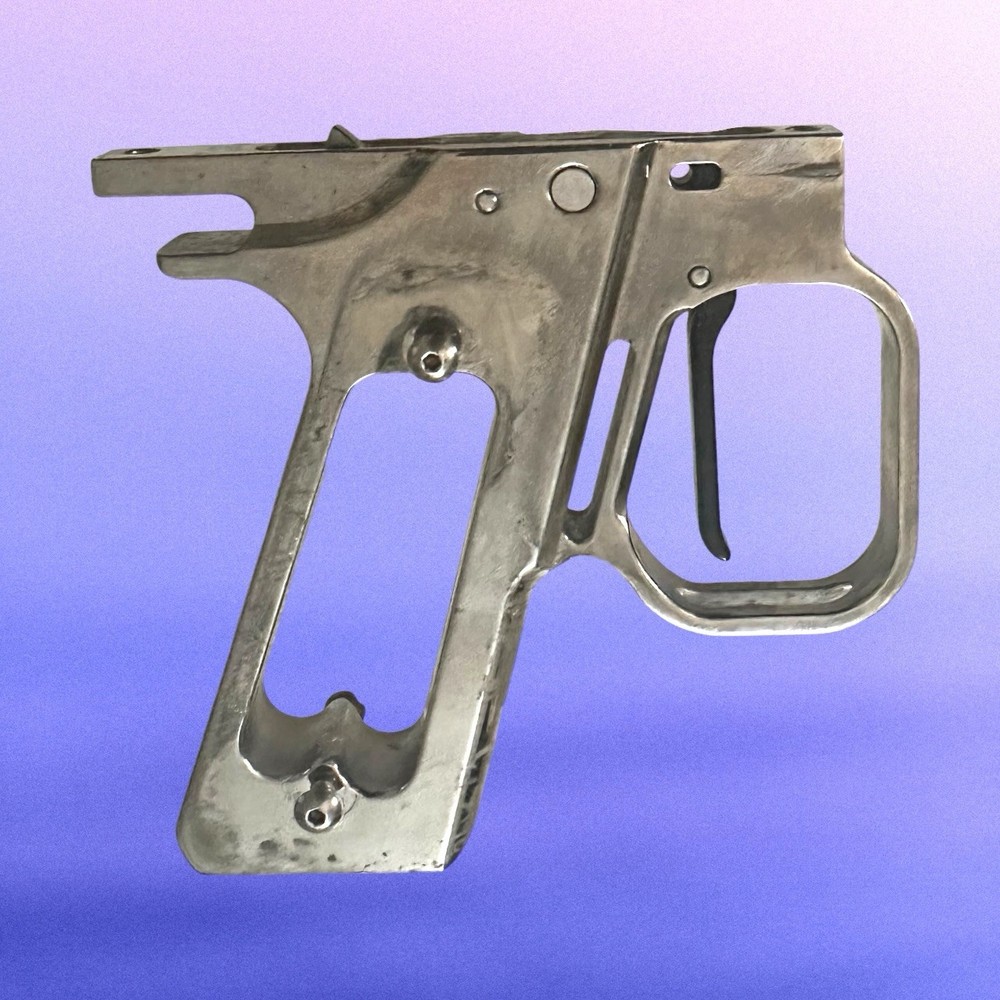 WGP Autococker Chrome Double Trigger Swing Hinge Trigger Frame Chrome :: READ::