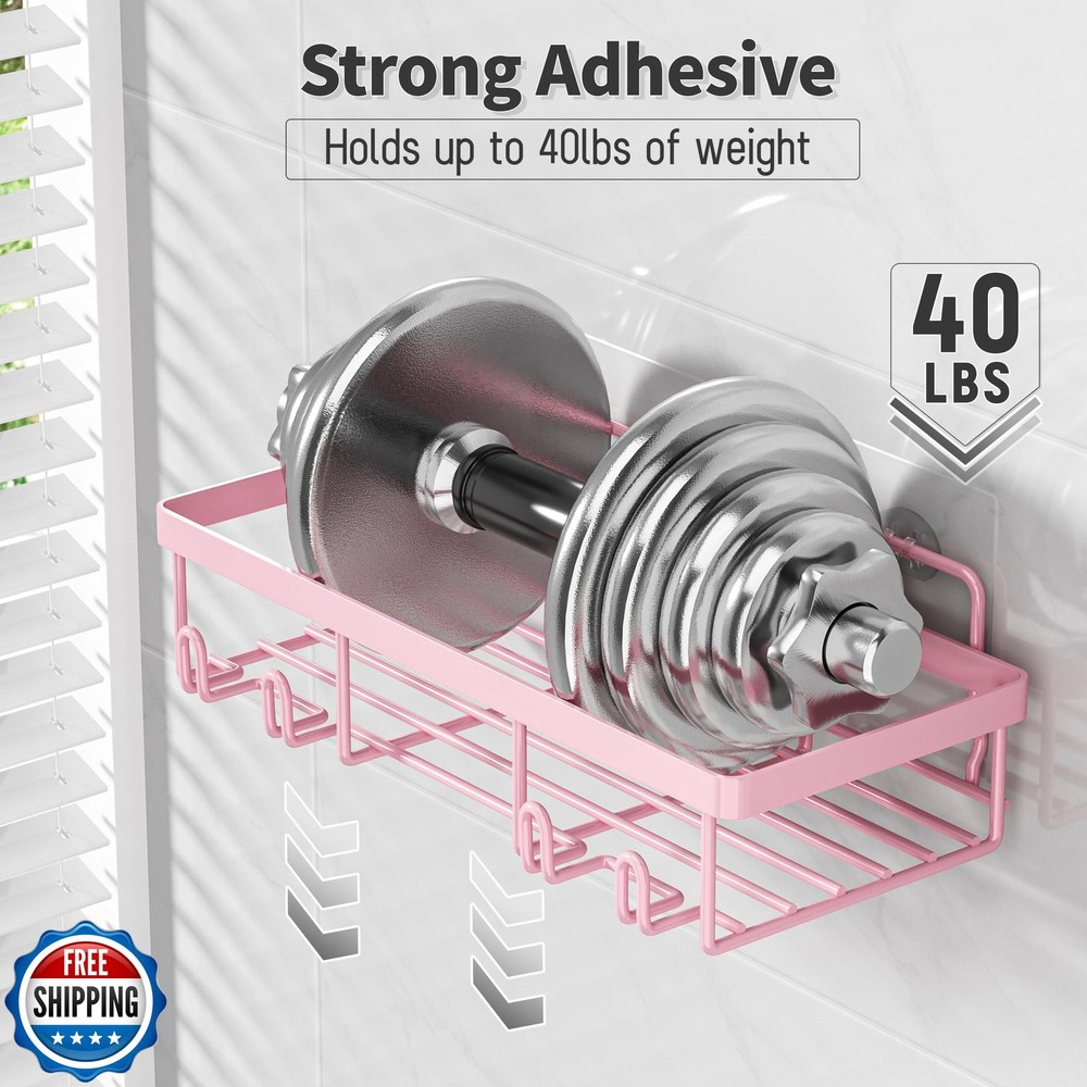 Liuoud 5 Pack Shower Caddy Organizer Rack Shelf for Inside Shower