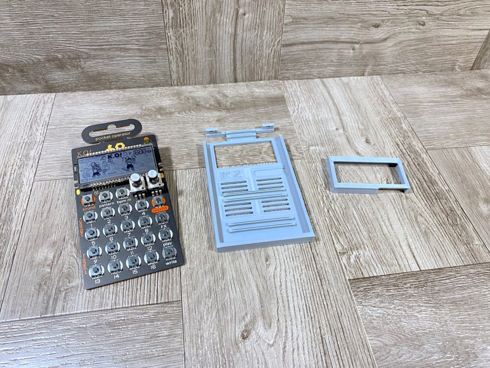 T.E. Pocket Operator Ultra Minimal Case & LCD Protector - Color GRAY - USA