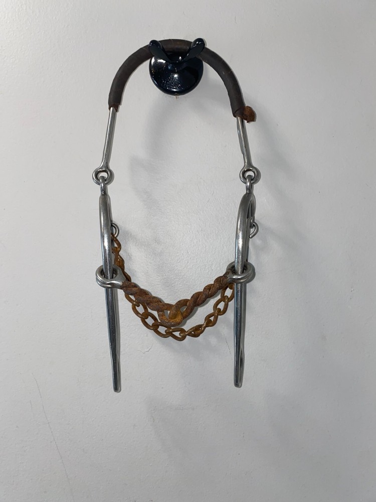 5'' PARTRADE COMBO WESTERN BIT LEATHER WRAPPED NOSE