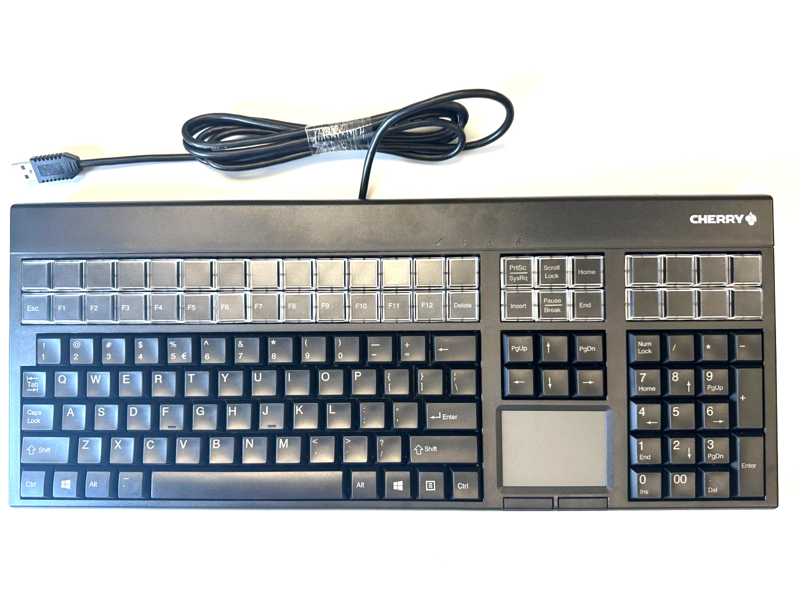 Brand new Cherry G86-71401EUADAA LPOS Wired Programable Keyboard with Touchpad