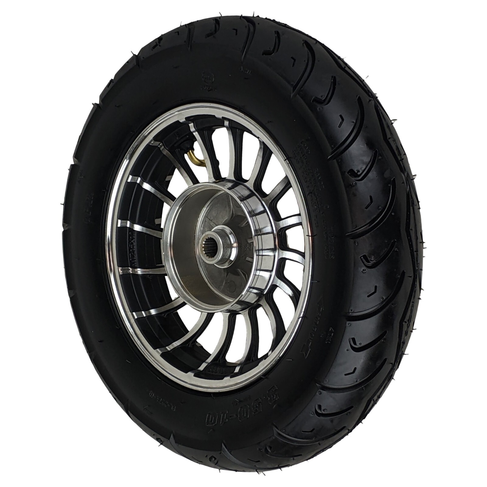 10" Inch Rear Wheel and 3.5-10 Tire Assembly 50cc Scooter Moped GY6 TaoTao