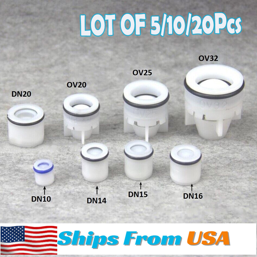 5/10/20pcs Plastic Insert Check Valve 10mm-32mm Non-Return One Way Water Control