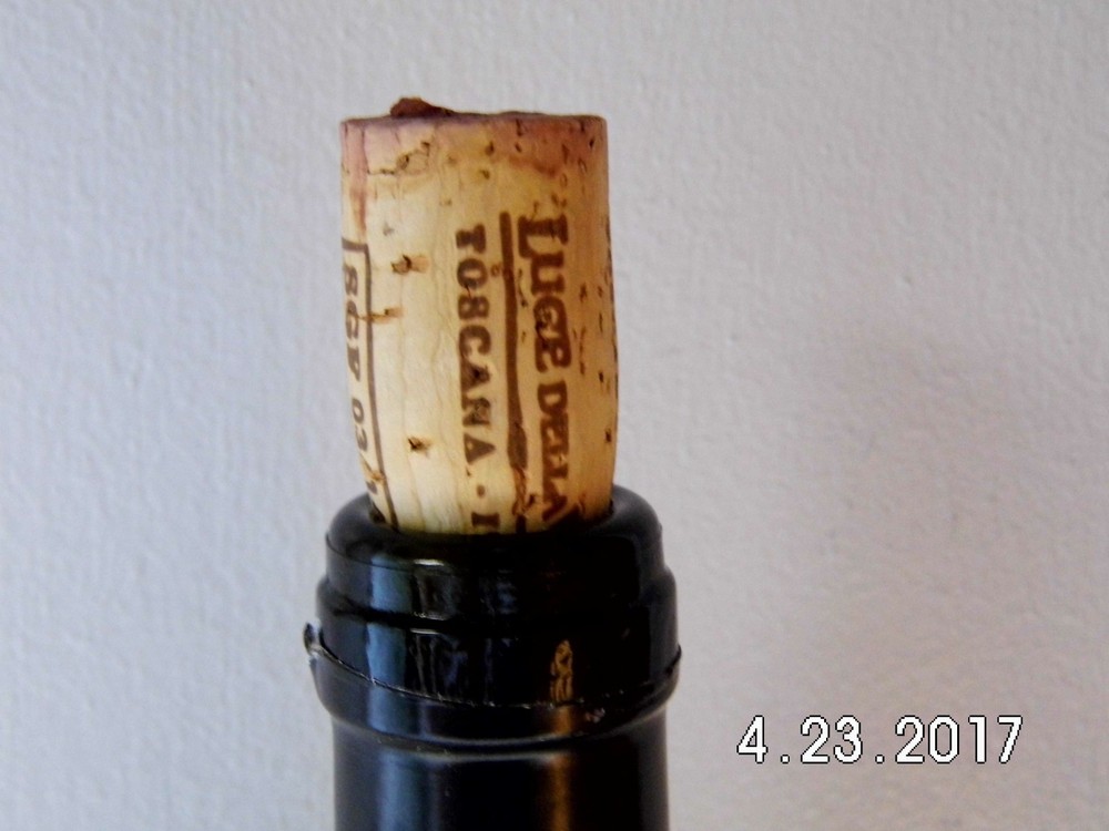 2011 LA VITE LUCENTE Red Wine EMPTY Bottle Italy With Original Cork