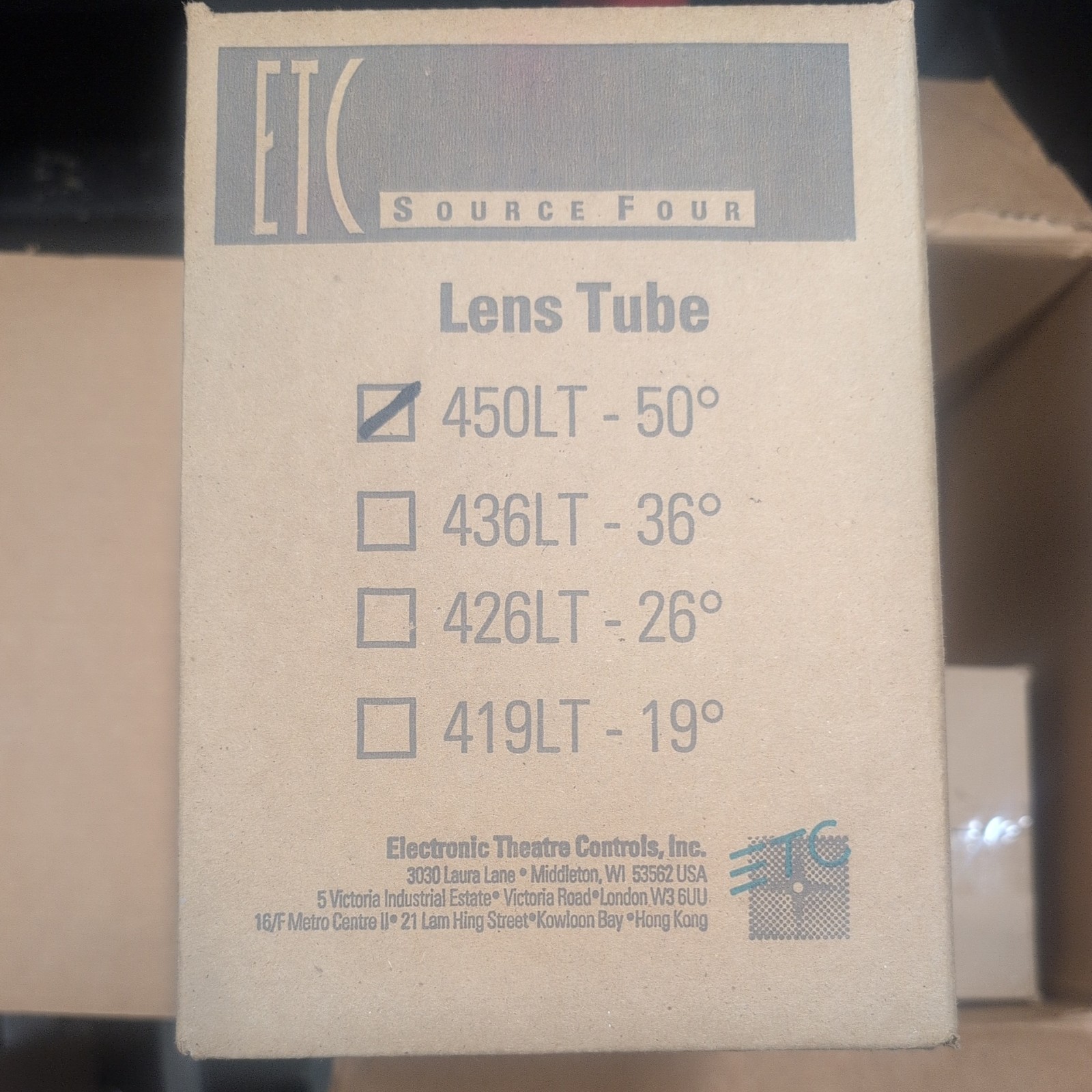 ETC 450LT 50 Degree Source Four Lens Tube