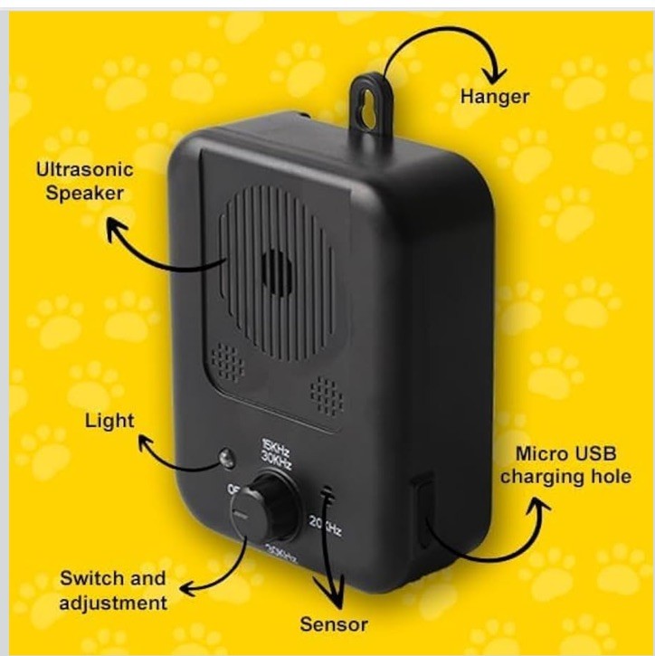Anti Barking Devices, Auto Dog Bark Control Devices with 3 Modes, Rechargeable