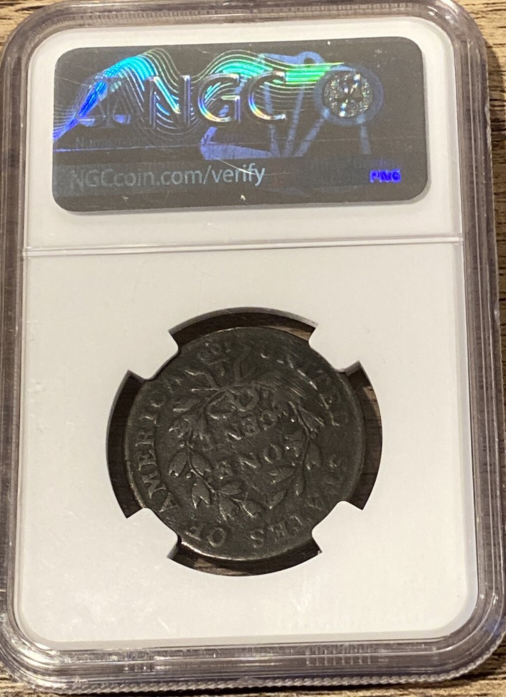 1801 LARGE CENT NGC GOOD DETAILS DAMAGED