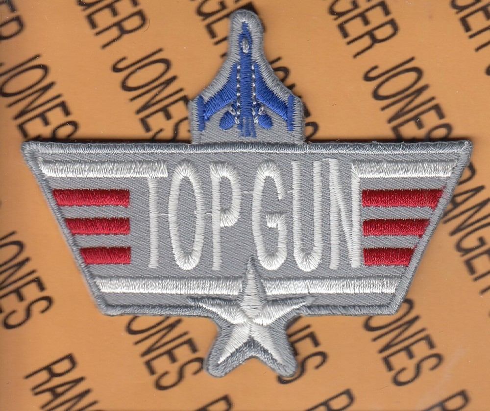 USN Navy Naval Aviation TOP GUN Fighter 3.5" patch c/e