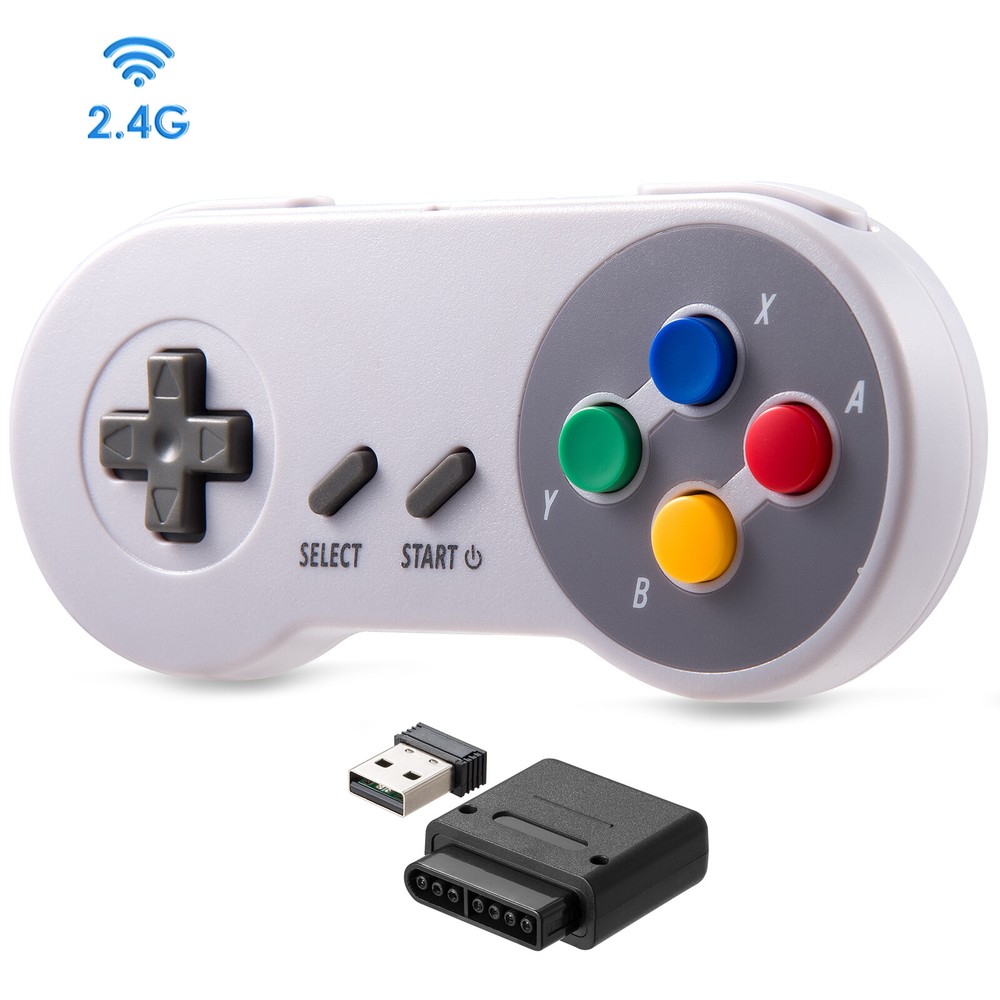 PC USB Wireless/Wired SNES/NES Gamepad Controller for Mac Raspberry Pi Retropie
