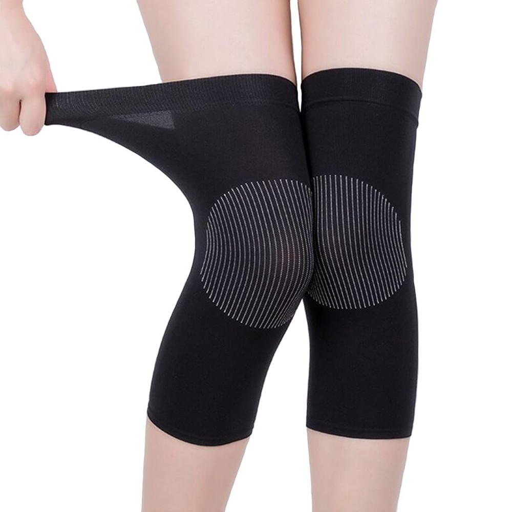 Thin Compression Knee Sleeves - Versatile Pain Relief for Active Lifestyles