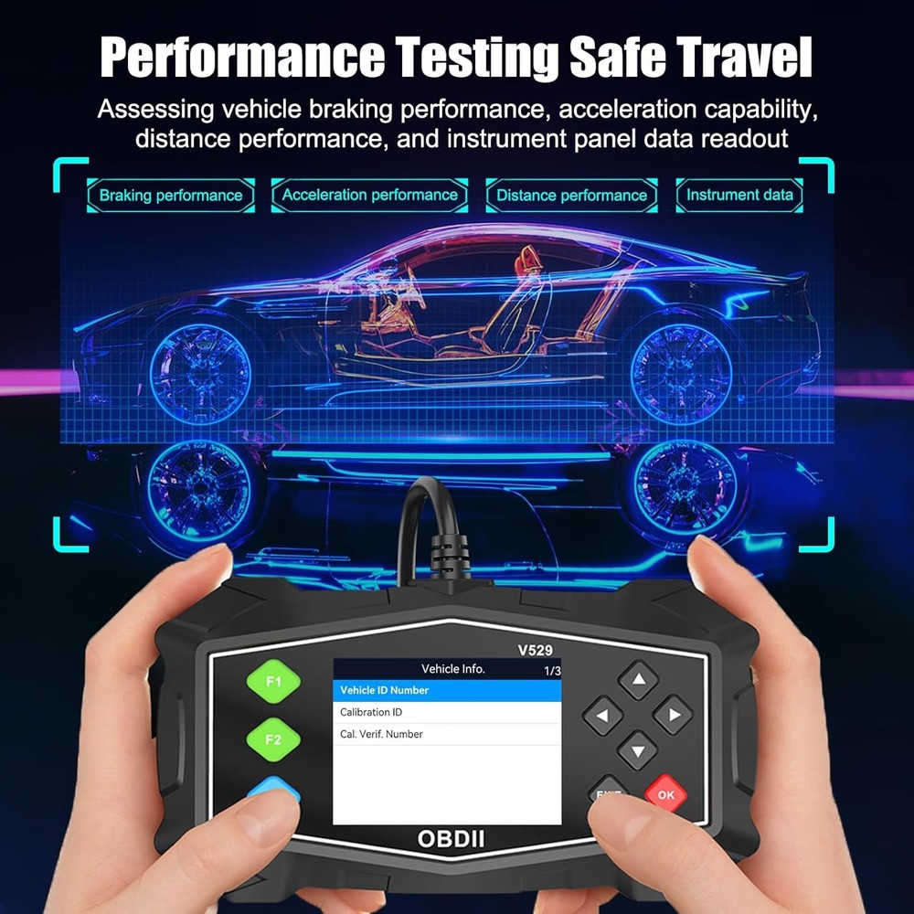 OBD2 Scanner Diagnostic Code Reader,Automotive OBD II Engine Light,Battery Teste