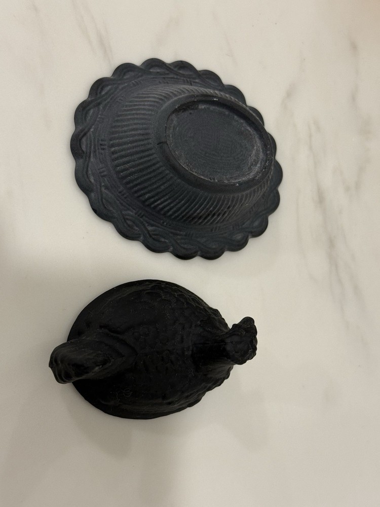 Mosser Black Satin Hen On Nest