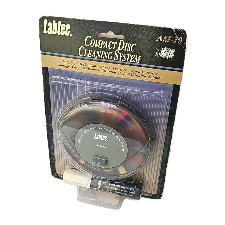 Vintage Labtec Compact Disc Cleaning System AM-10 - NEW