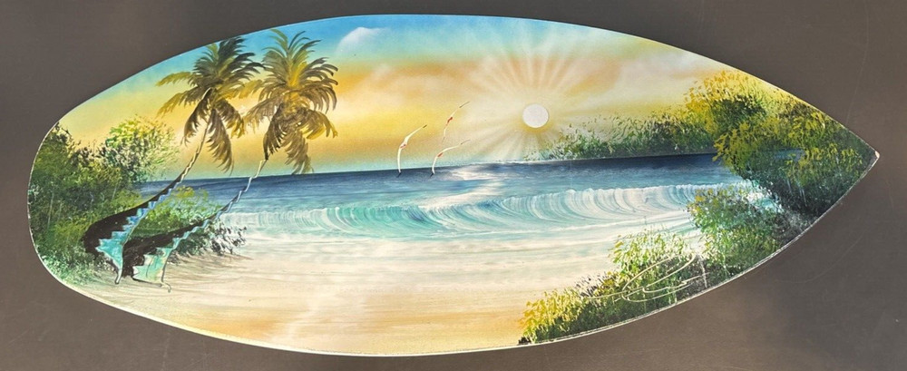Hand Painted Mini 21.5 inch Surfboard