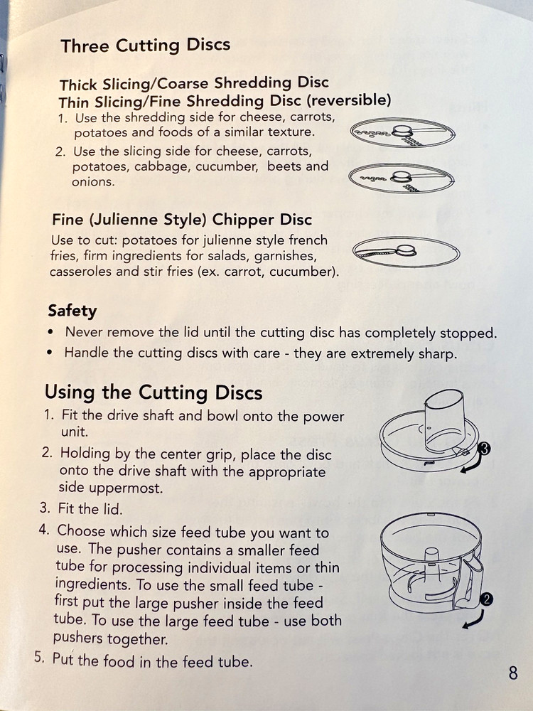 Cook’s Essentials 94730 Multi-Function Food Processor Blender Citrus Press Slice
