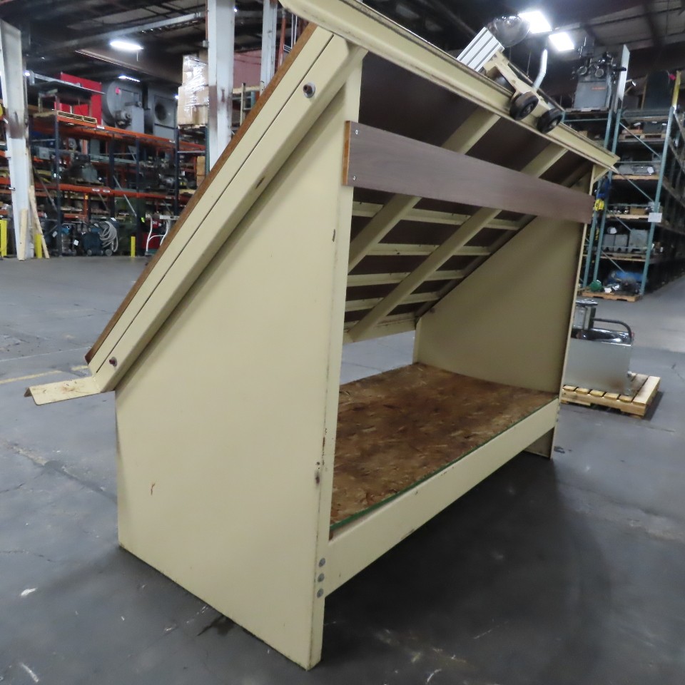 Ritter R215E/A 5' x 8' Face Frame Assembly A Frame Bare Table 45° Easel