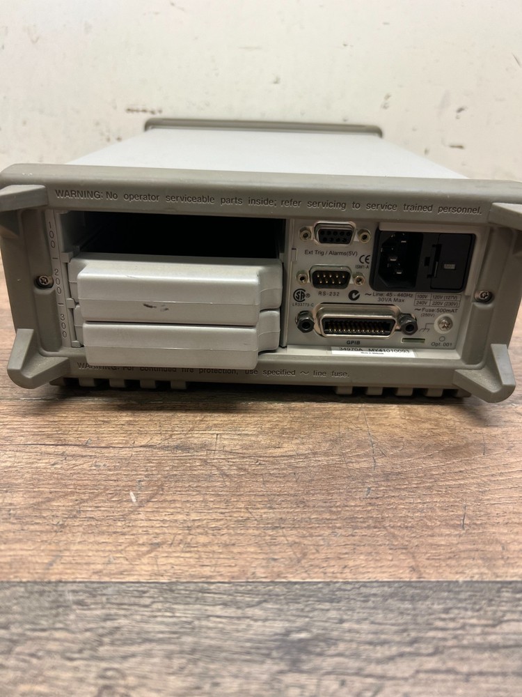 Agilent 34970A Data Acquisition / Data Logger Switch Unit with DMM