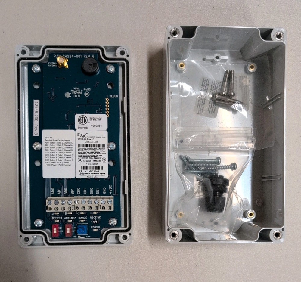 Farpointe Data Ranger Long Range Receiver WRR-44 Rev.2