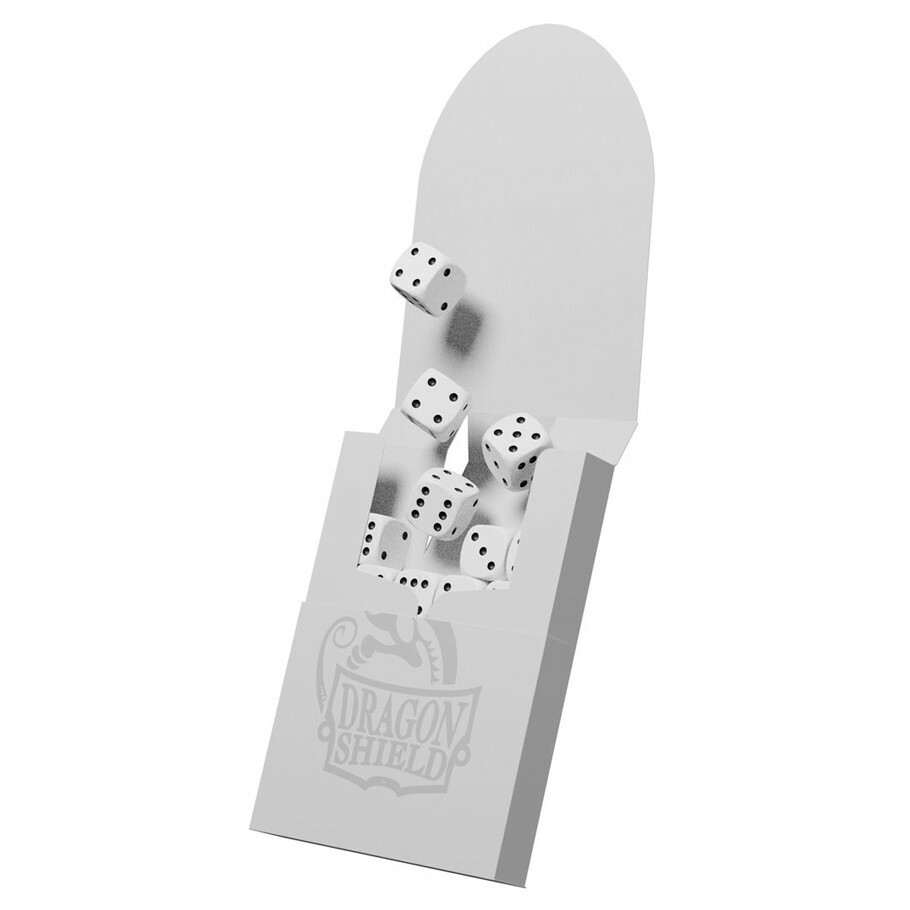 Dragon Shields Ashen White Cube Shell by Arcane Tinman 30535