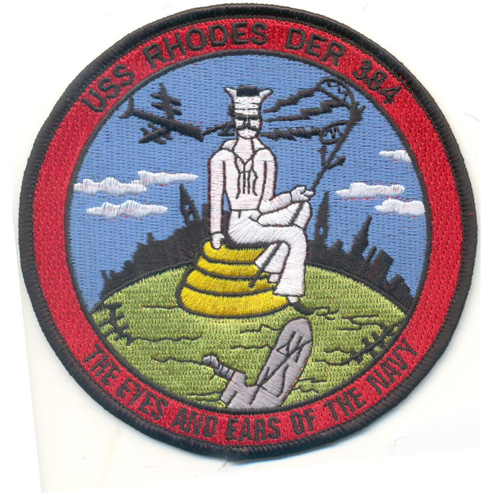 DER-384 USS Rhodes Patch