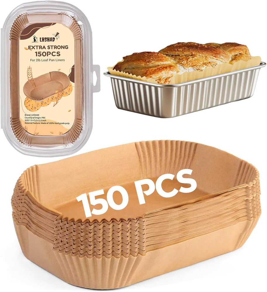 Loaf Pan Liners, Loaf Pan Liners for Baking Bread 9x5, Bread Pan Parchment Liner