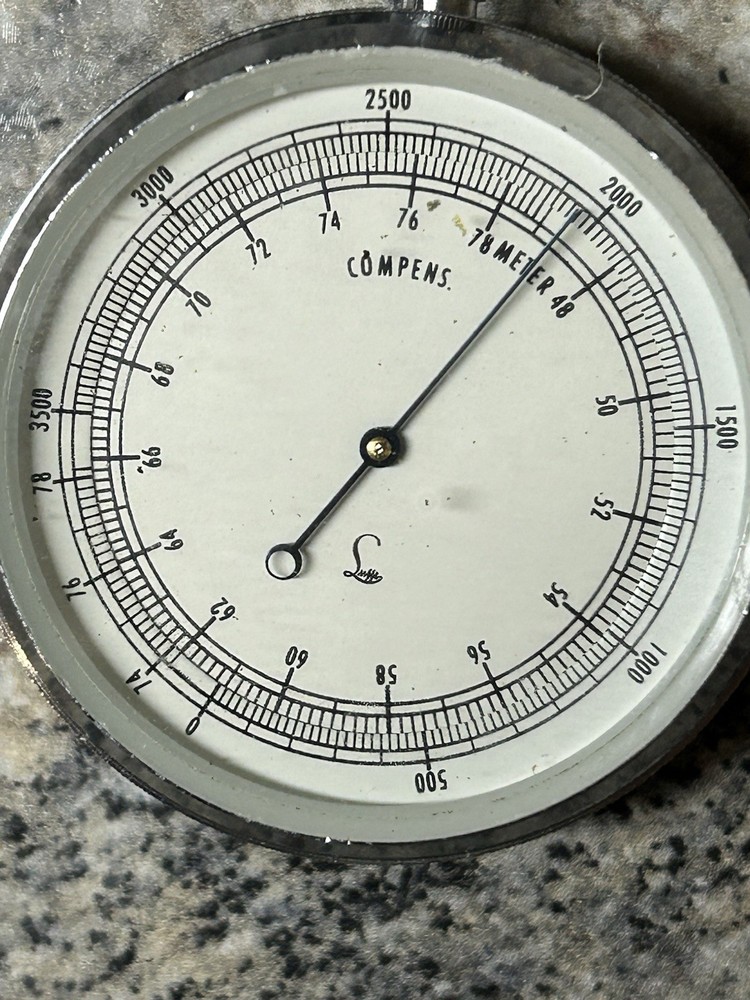 vintage Lufft pocket barometer altimeter