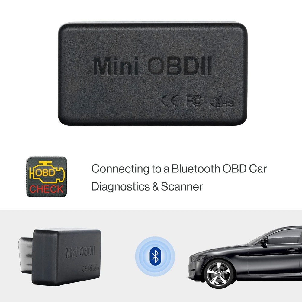 Bluetooth OBD2 Diagnostic Scanner Adapter Compatible with ATOTO A6 S8