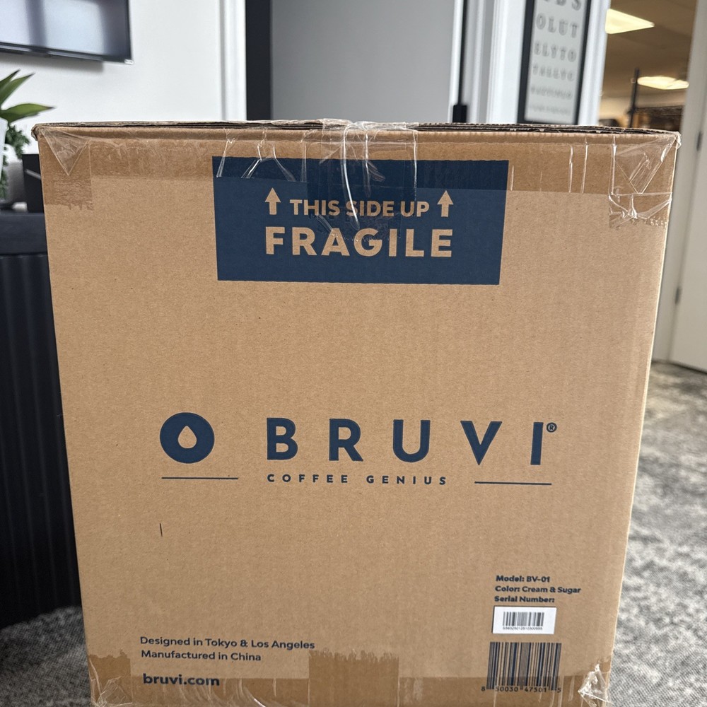 Bruvi Single Serve Coffee Maker Bundle, Brews Coffee/Espresso/Tea/Cold Brew