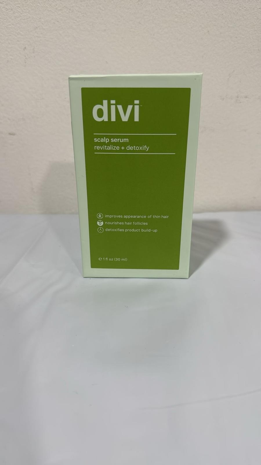 Divi Scalp Serum 1oz 30ml Revitalize Detoxify Thin Hair Treatment New Sealed