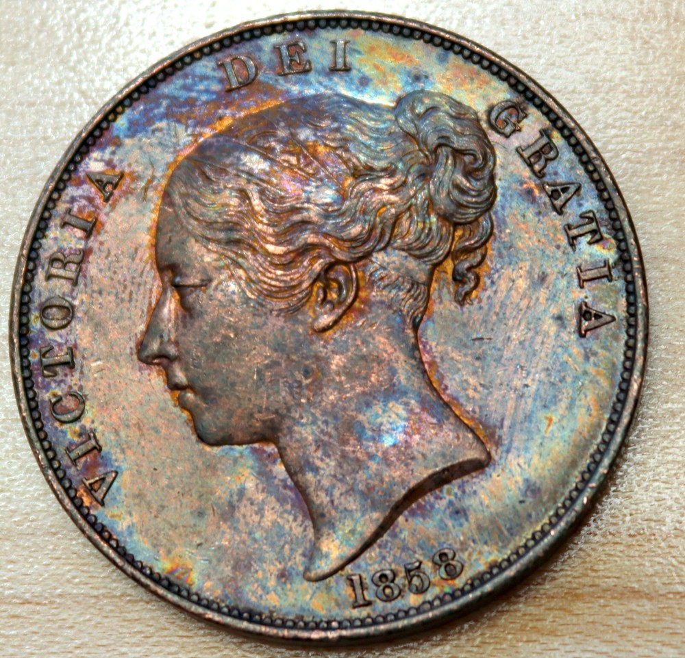 1858 Great Britain Penny