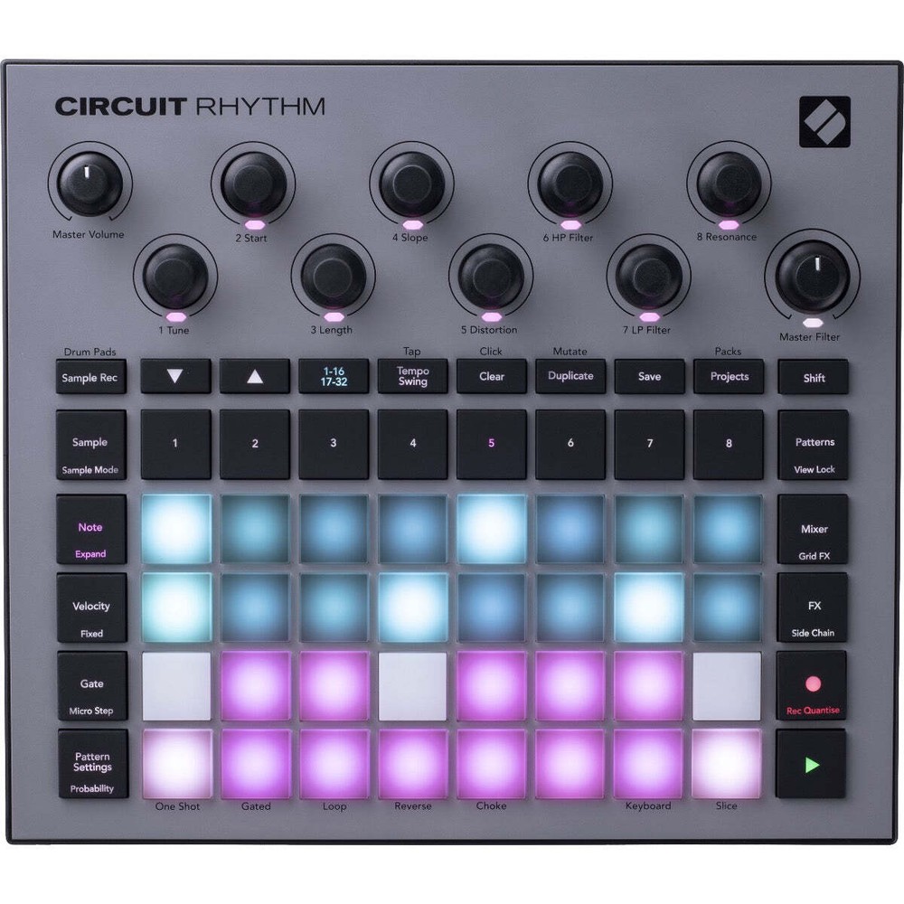 Novation Circuit Rhythm Standalone Beatmaking Sampler