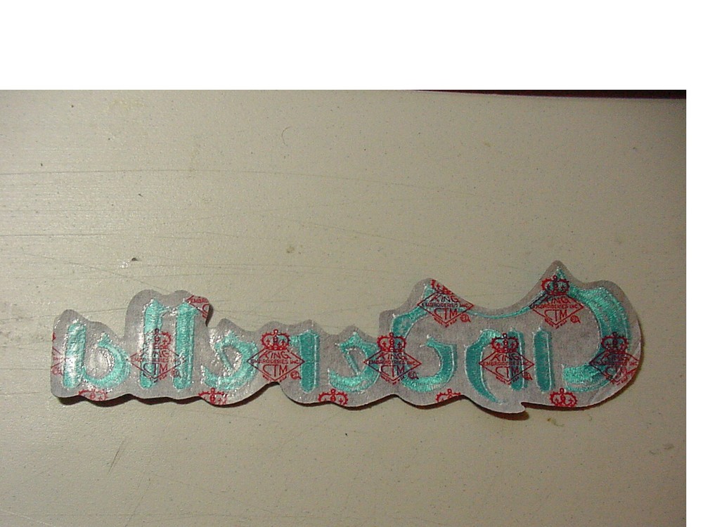 5 Large CINDERELLA PATCH EMBROIDERED 80'S METAL-IRON ON PATCH-Licensed 10"