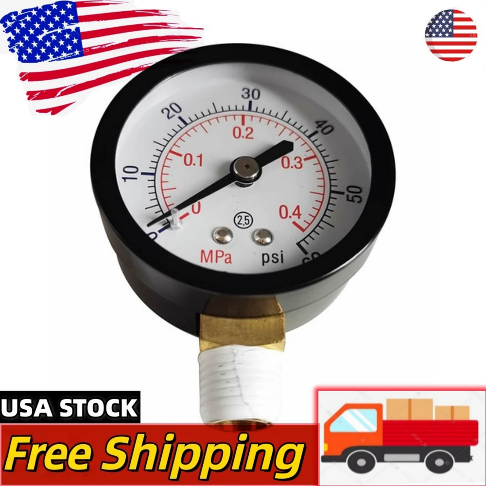 Swimming Pool Filter Pressure Gauge ECX270861 For Select Sand & D.E. Pool Filter