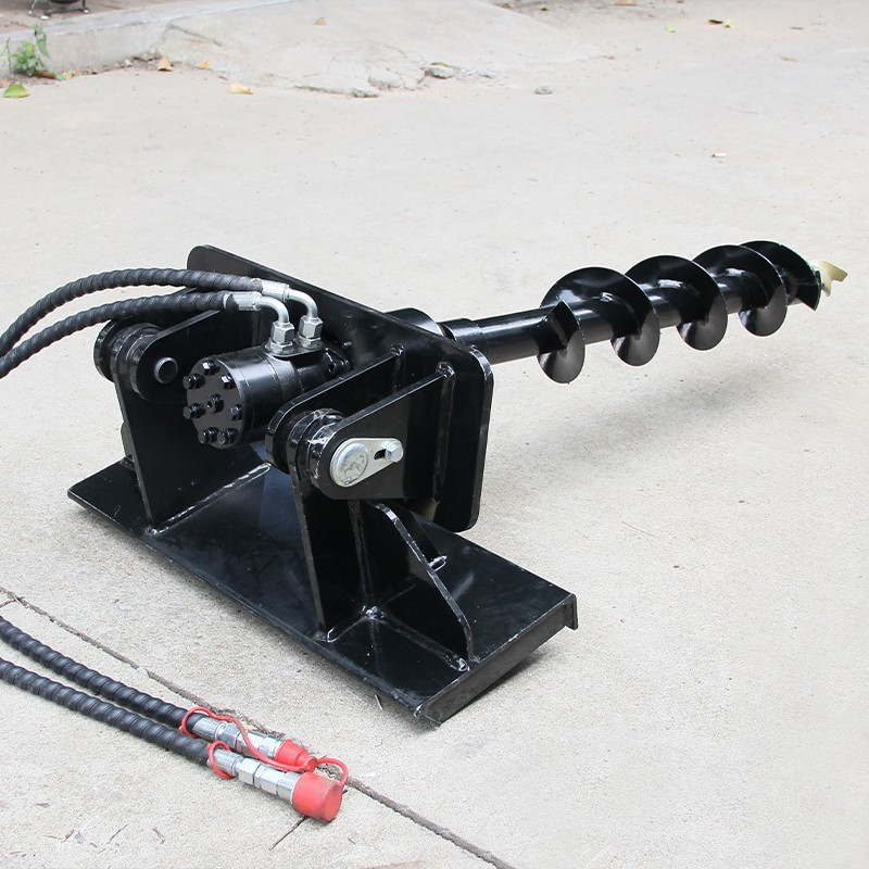 Mini Skid Steer Attachments Pallet Forks, Drill Augers, Log Grab