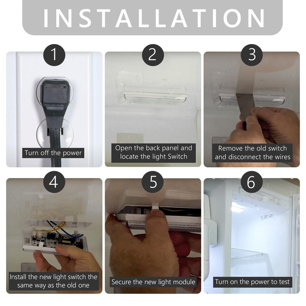 W11226500 W10724473 Refrigerator LED Control Board Light Module Replacement C...