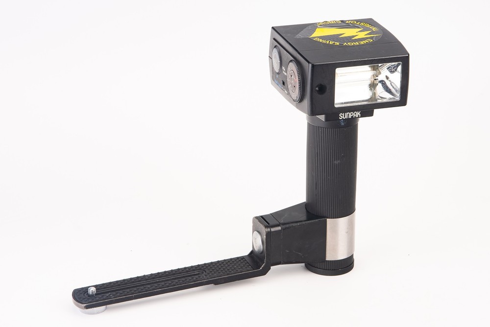 Sunpak Auto 511 Electronic Camera Flash Handle Unit with Power Cord V23