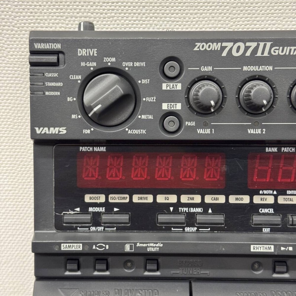 ZOOM 707II Multi effector Guitar pedal