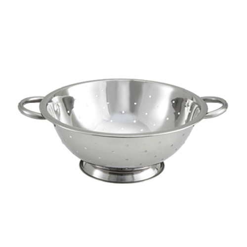 Winco COD-3 3qt Stainless Steel Round Colander
