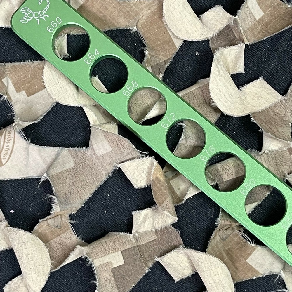 NEW Lapco Billet Precision Ball Gauge - Lime