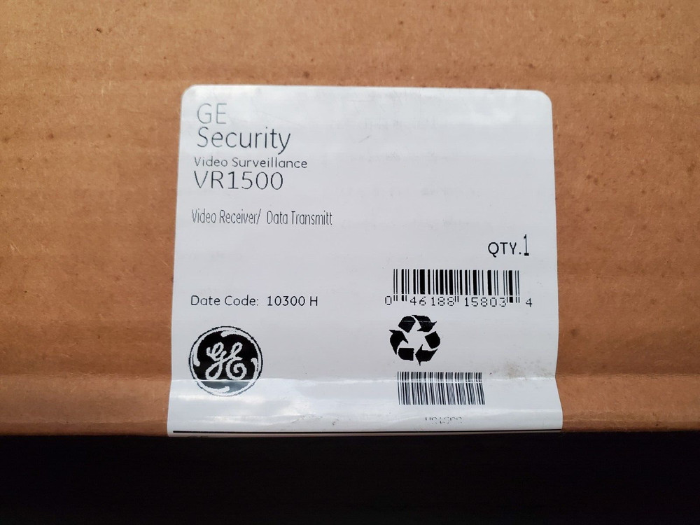 GE Security VR1500 Video Receiver/ Data Transmitter NOB