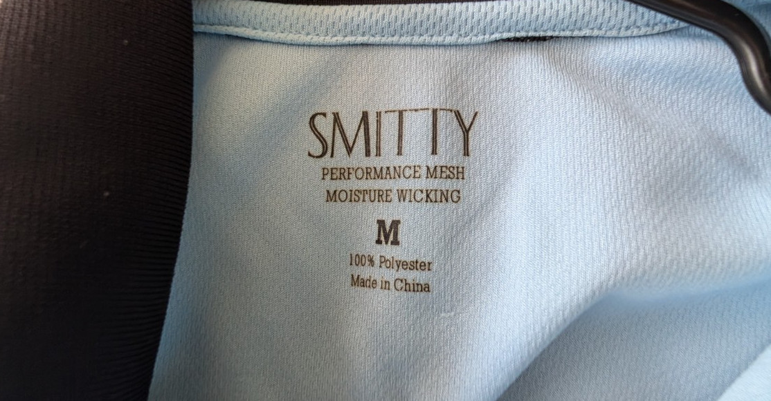 Smitty Men's Umpire Shirt, Medium, Light Blue
