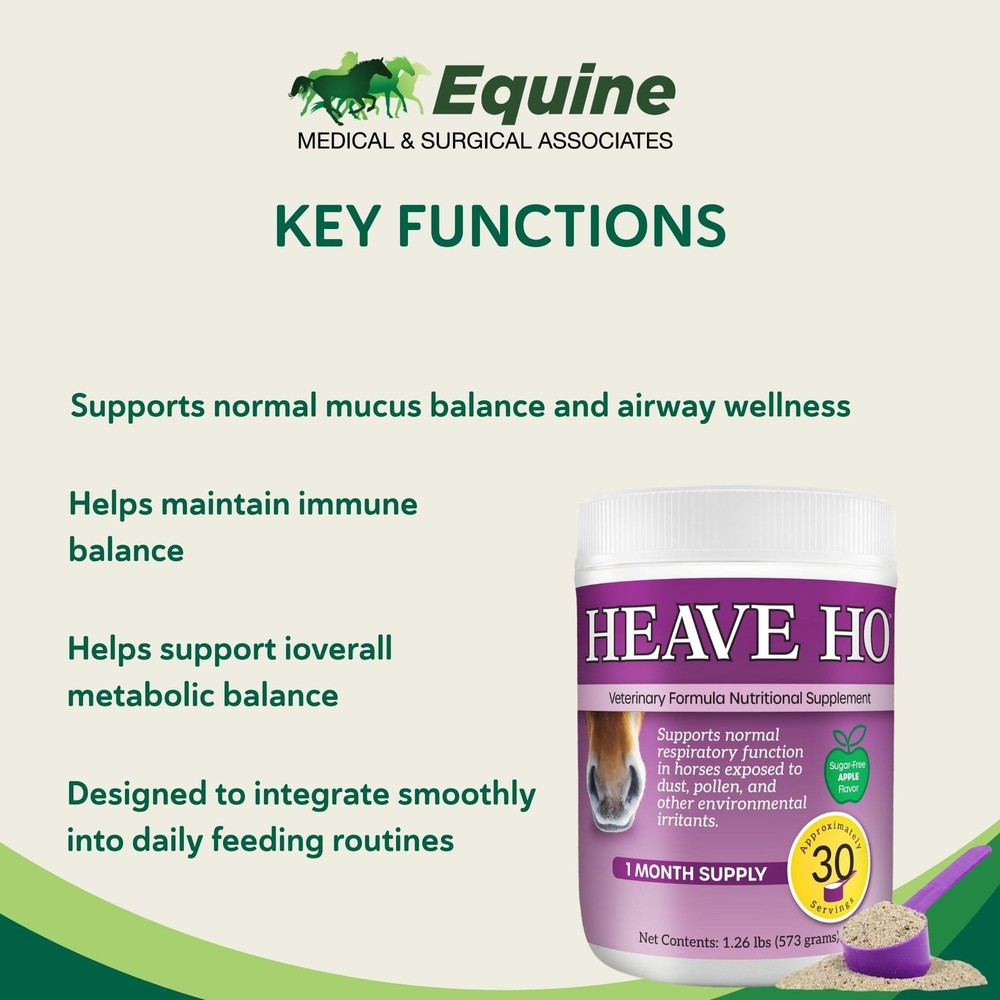 Equine Respiratory Support for Horses, Supports Normal Lung & Immune Function...